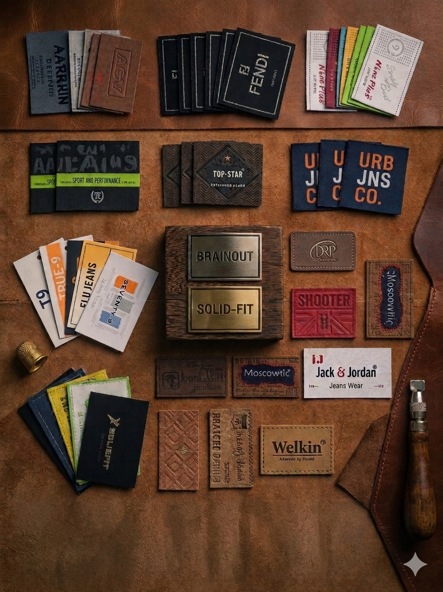Leather Patch Label Showcase